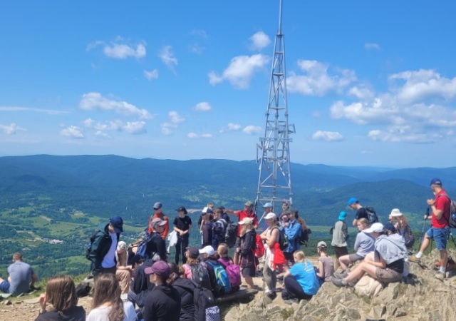 Uczniowie na Smereku.